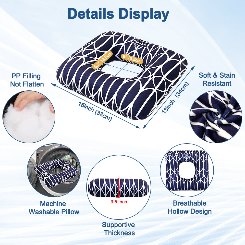 Hemorrhoid Cushion Donut Pillow Doughnut For Bed Sore AOSSA