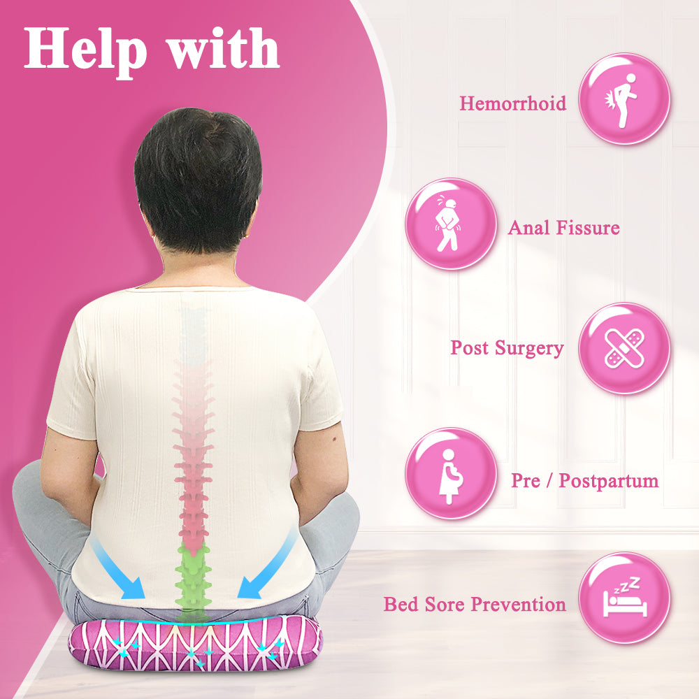 Donut Pillow Postpartum Pregnancy Doughnut Pillow Sitting Donut (Pink