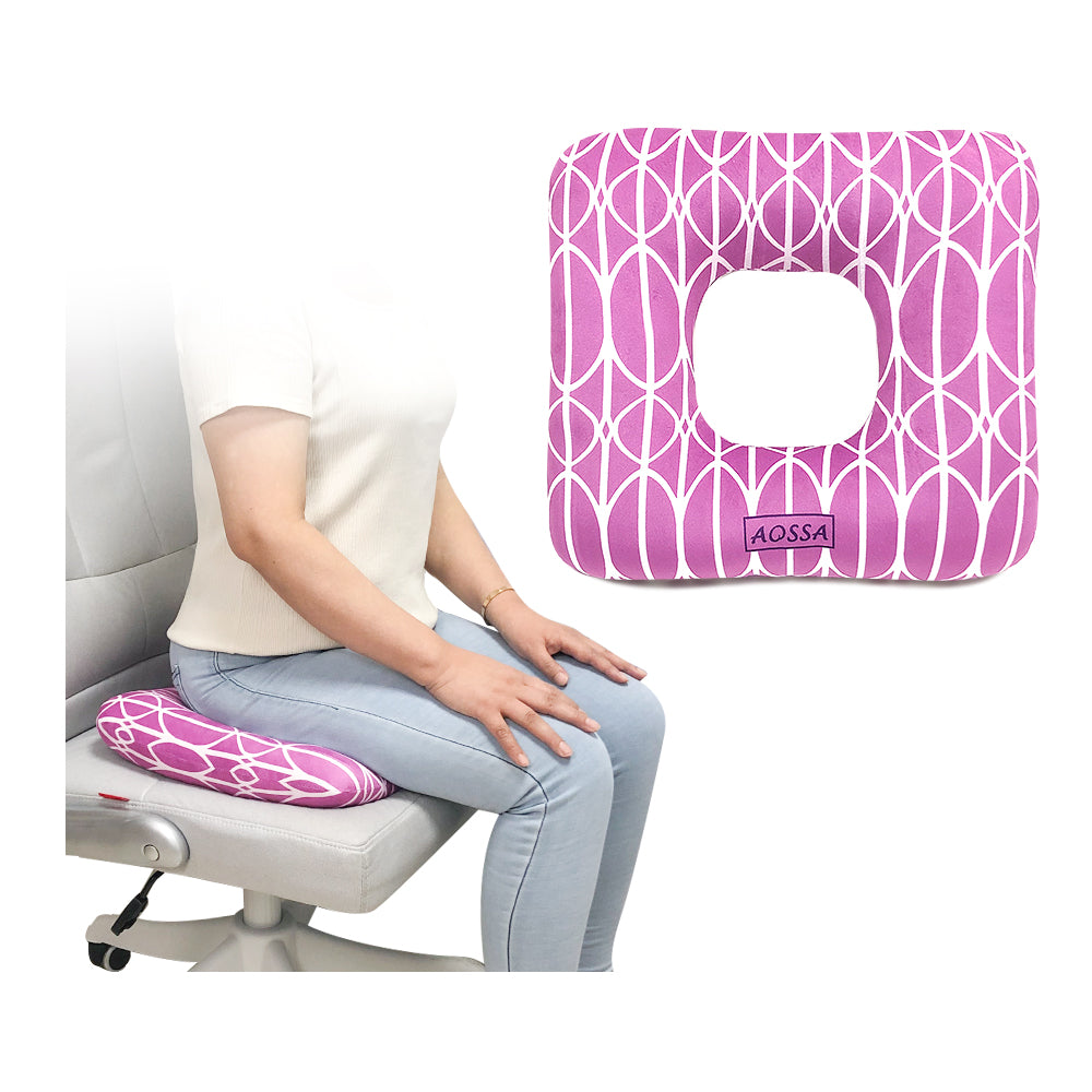 AOSSA Donut Pillow for Tailbone Pain Relief Seat Cushion Hemorrhoid Pillow  Postpartum Pregnancy Butt Pillows for Sitting Bed Sore Pressure Ulcer Post