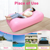 BBL Mattress Bed with Hole After Surgery for Sleeping Brazilian Butt Lift Pillow Post Surgery Supplies Recovery Kit BBL Blow Up Mattress Inflatable Couch Waterproof Air Mattress Medical Sofa Chair BBL Donut Pillow - Pink