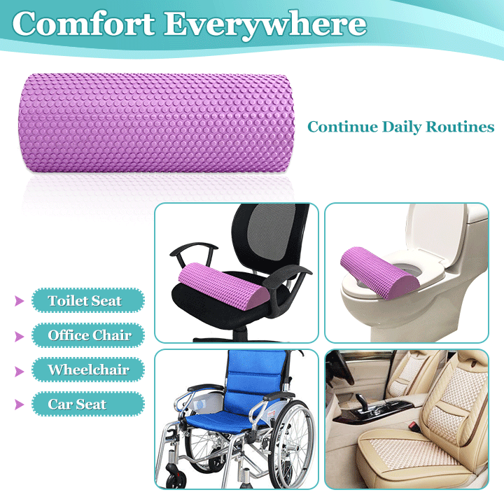BBL Toilet Seat Riser - High Density Foam Pillow For Brazilian Butt Lift Recovery