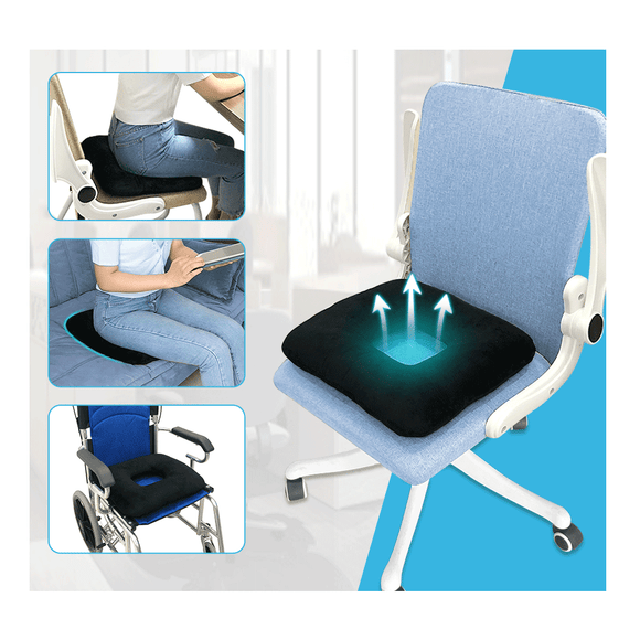  BlissTrends Donut Pillow Seat Cushion,Donut Chair Cushions for  Postpartum Pregnancy & Hemorrhoids,Tailbone Pain Relief Cushion,Memory Foam Seat  Cushions for Office&Home Chairs (Black) : Home & Kitchen