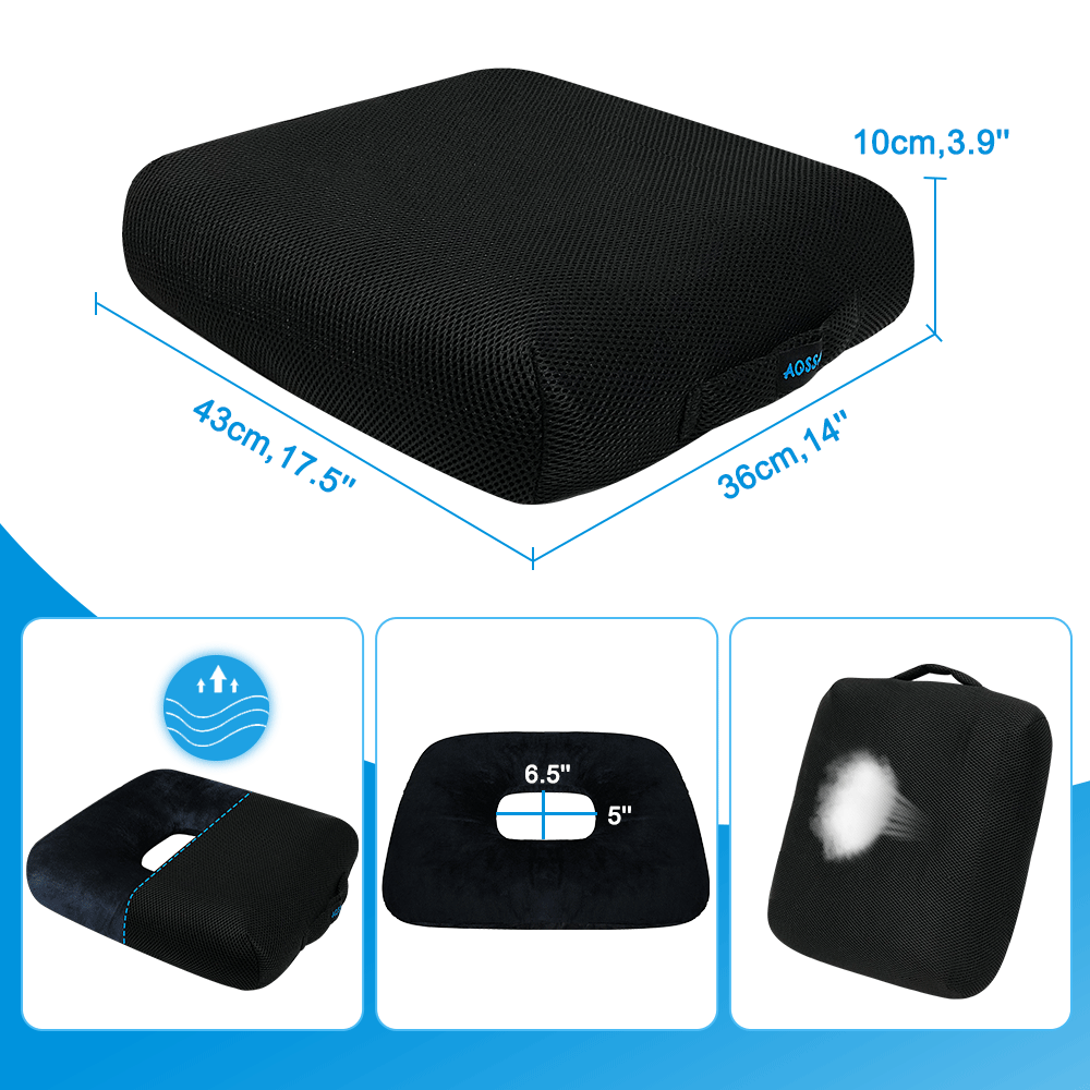 Non Slip Sitting Donut Cushion Relieves Tailbone Pressure Donut Pillow  Hemorrhoid Tailbone Cushion for Car Pregnancy